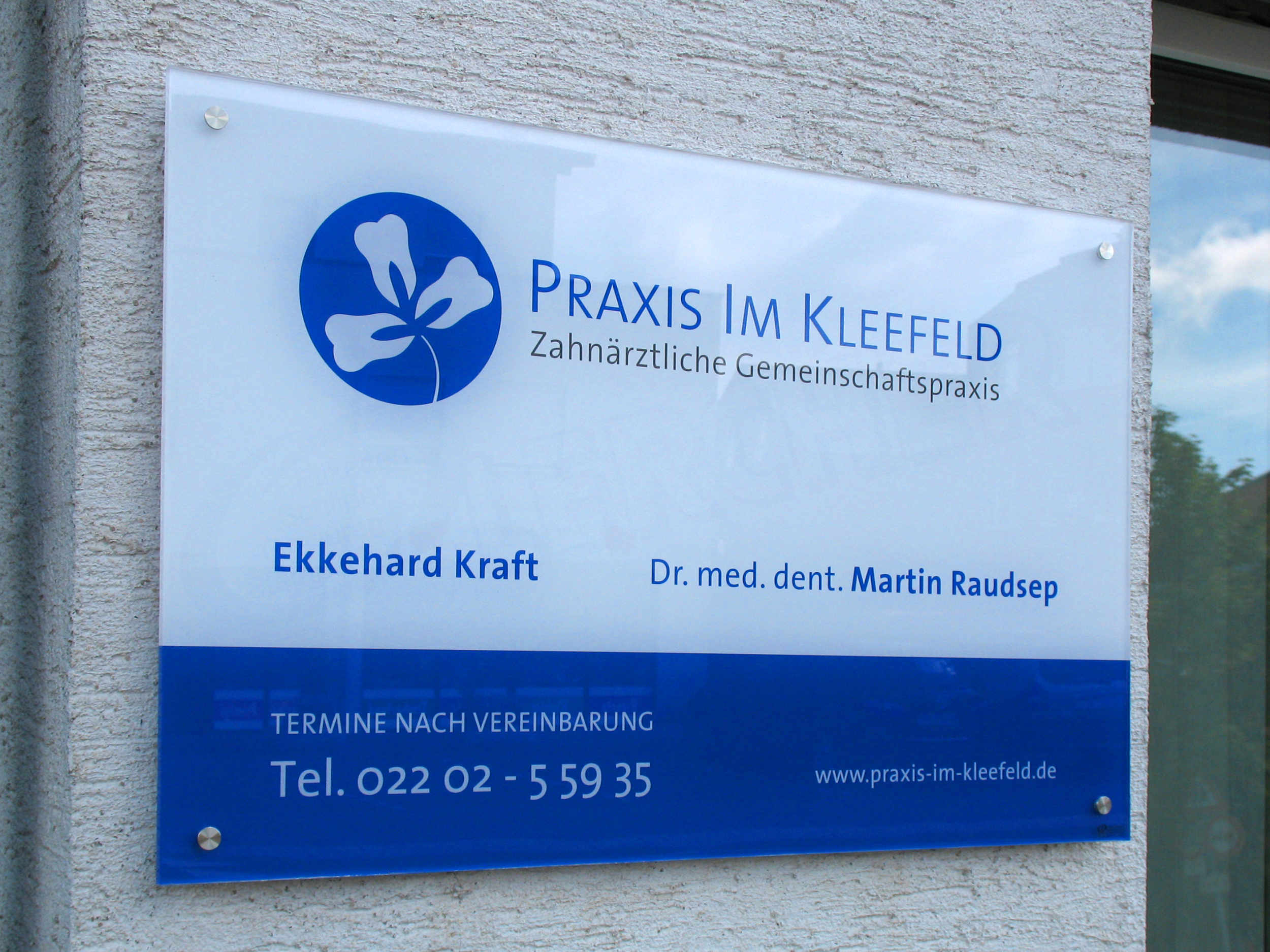 praxisschild-zahnaerztliche-gemeinschaftspraxis