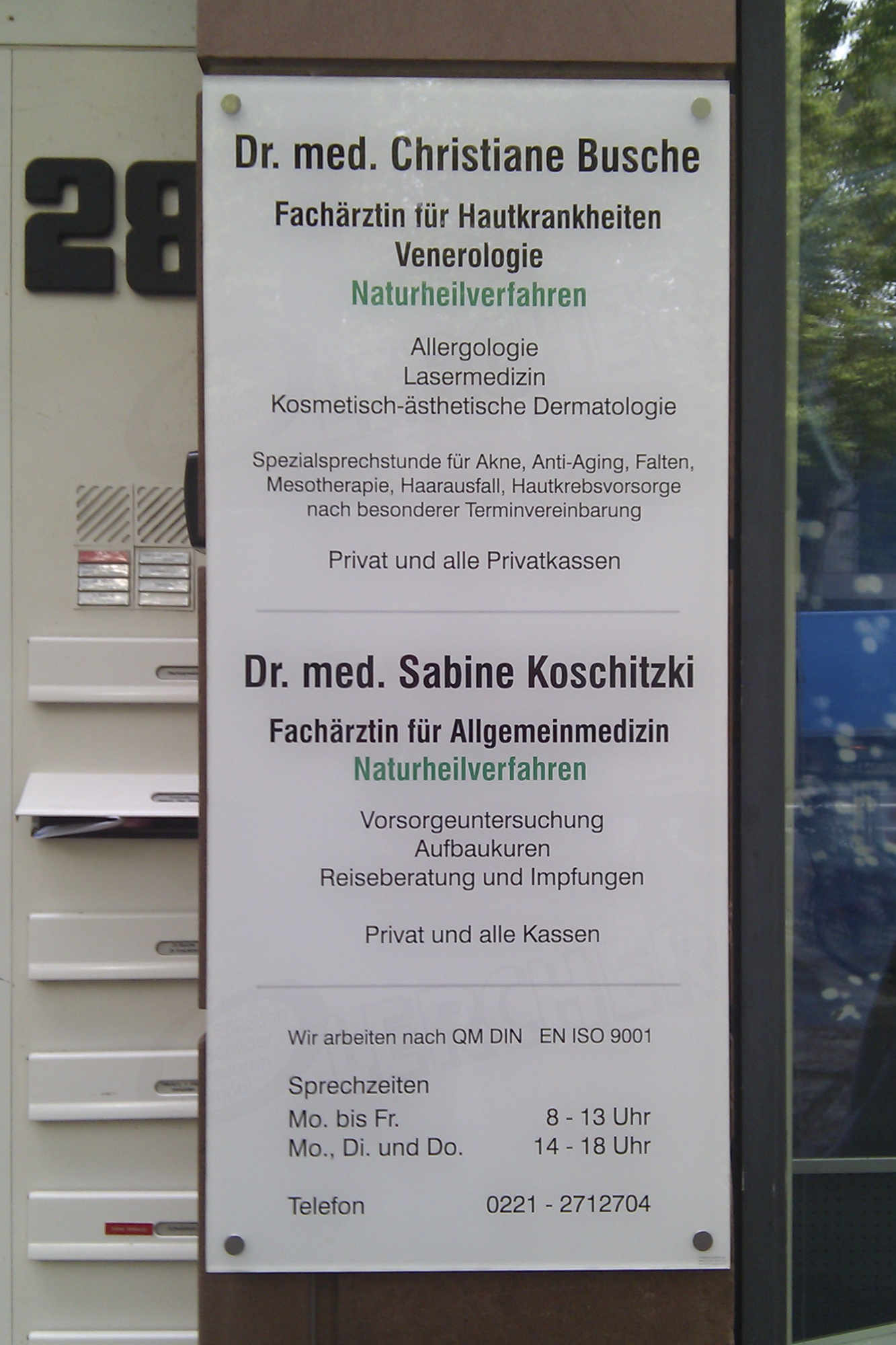 praxisschild-hautaerztin