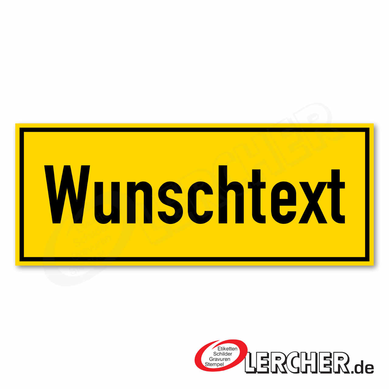 Textschilder aus Kunststoff-3