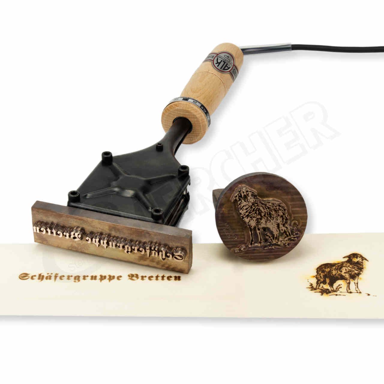 Brennstempel von ALK mit Brennplatte LEKO N40