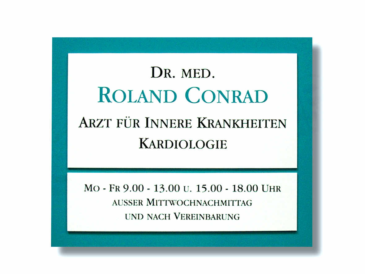 praxisschild-kardiologe