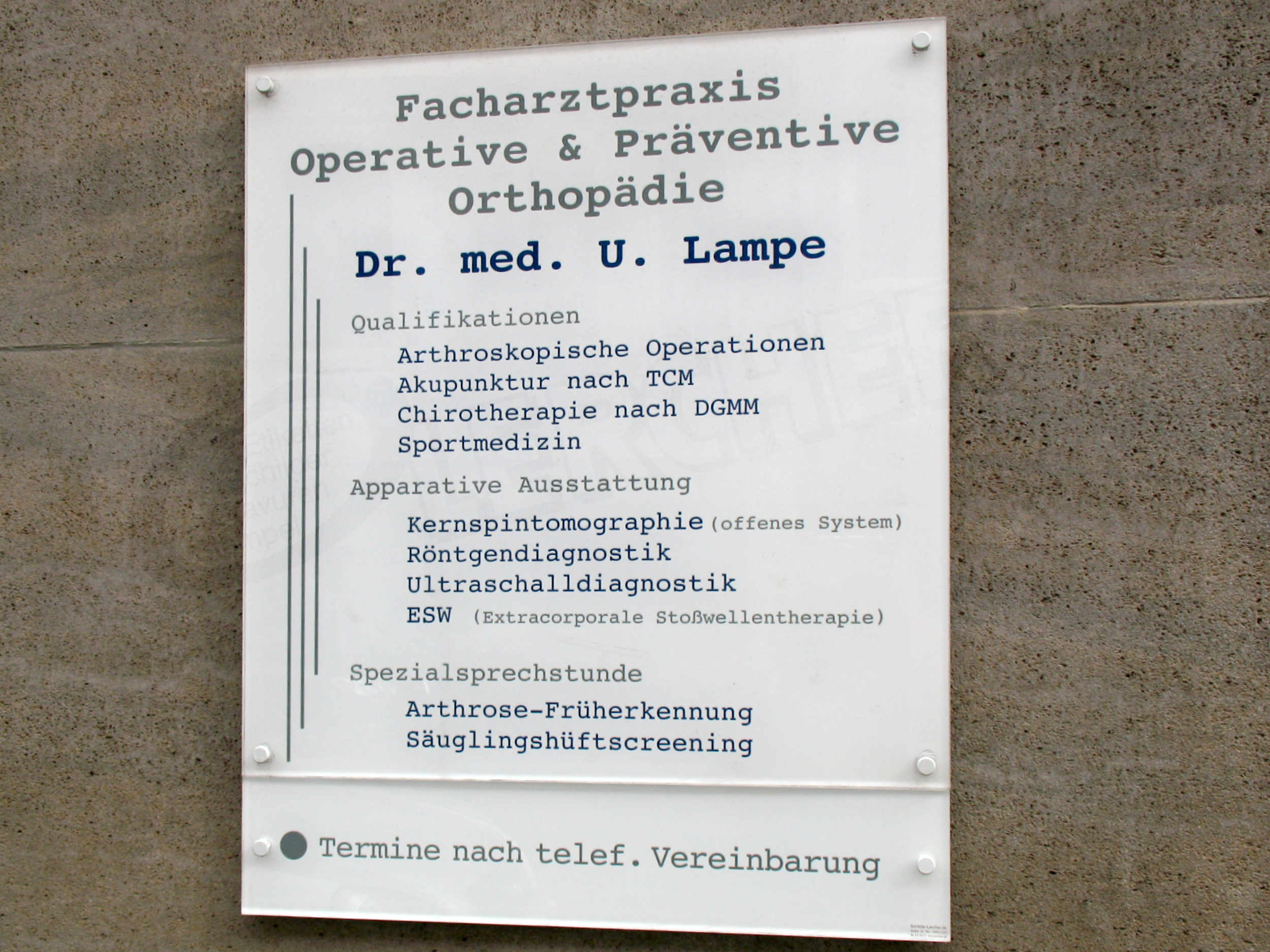 arztschild-orthopaede